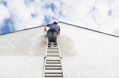 Peinture extérieure à la Neuville-du-Bosc — façades et ravalement